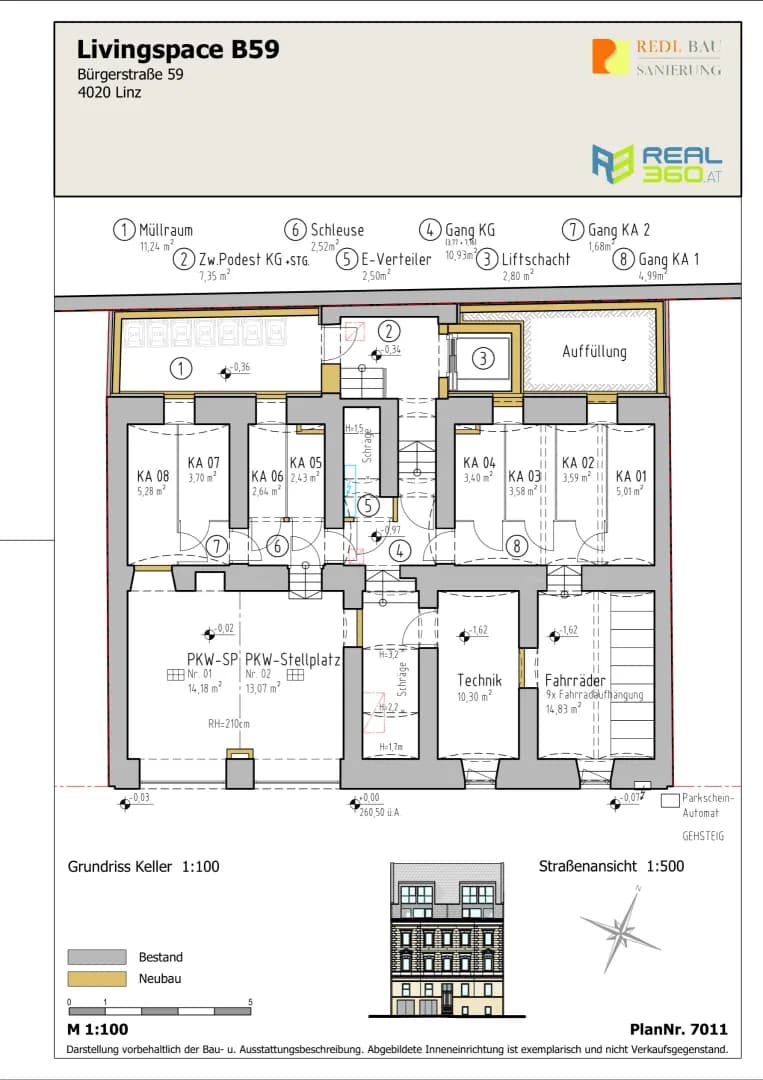 3-Zimmer-Wohnung kaufen in Linz – 64,4 m², € 379.753 – Bild 3 von 3
