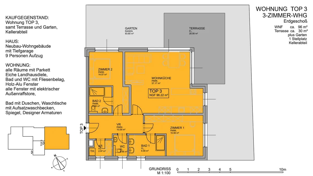 3-Zimmer-Wohnung kaufen in Kitzbühel – 96 m², € 1.990.000 – Bild 11 von 11