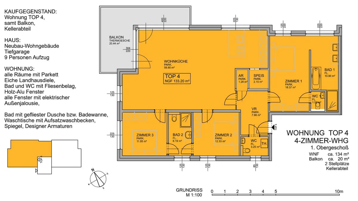 4-Zimmer-Wohnung kaufen in Kitzbühel – 134 m², € 3.352.000 – Bild 11 von 11