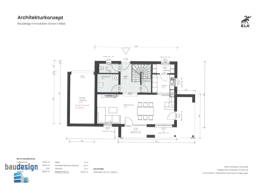4-Zimmer-Haus kaufen in Korneuburg – 131,89 m², € 713.400 – Bild 2 von 5