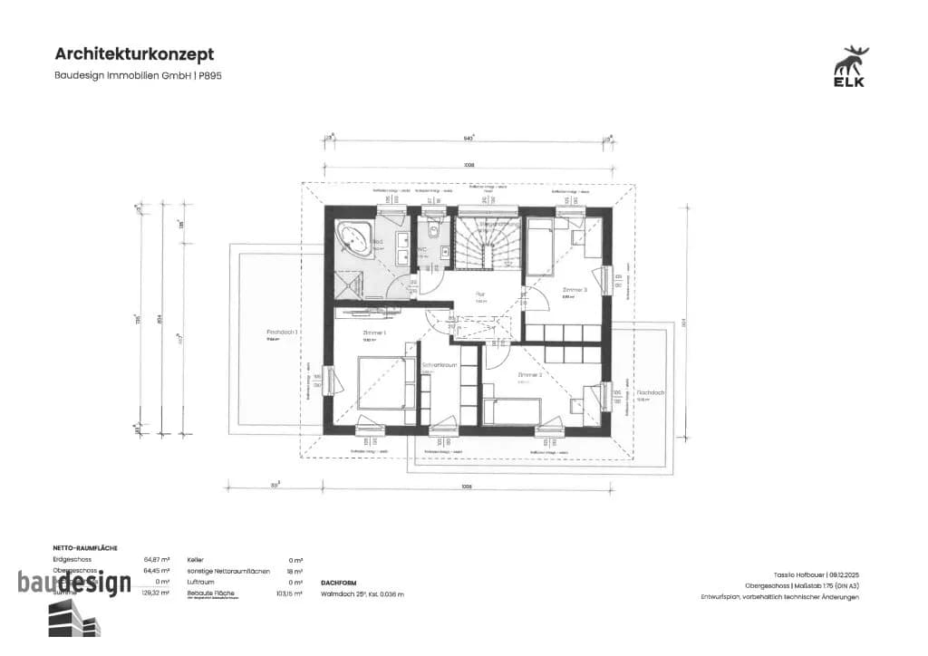 4-Zimmer-Haus kaufen in Korneuburg – 131,89 m², € 713.400 – Bild 3 von 5