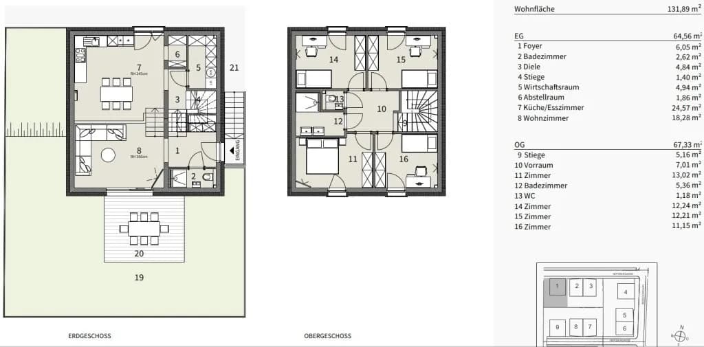 6-Zimmer-Haus kaufen in Korneuburg – 131,89 m², € 725.000 – Bild 27 von 36