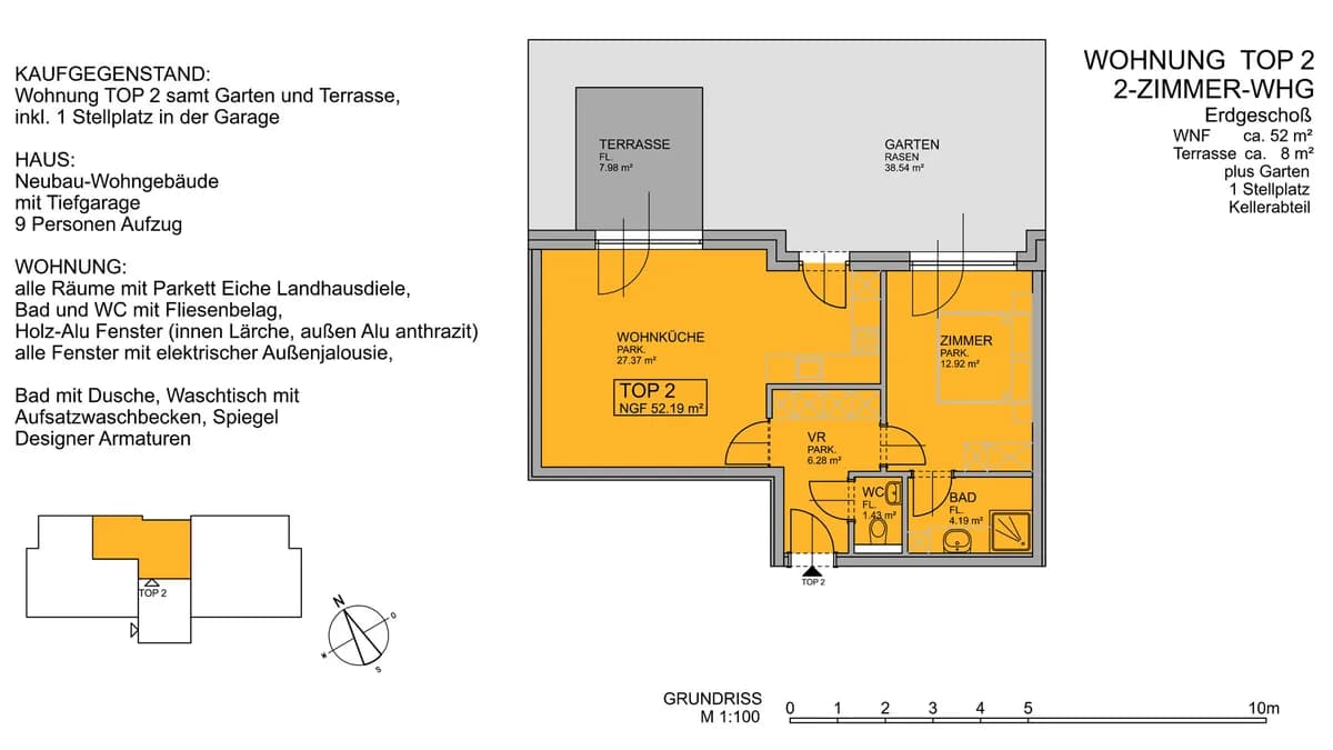 2-Zimmer-Wohnung kaufen in Kitzbühel – 52 m², € 990.000 – Bild 11 von 12