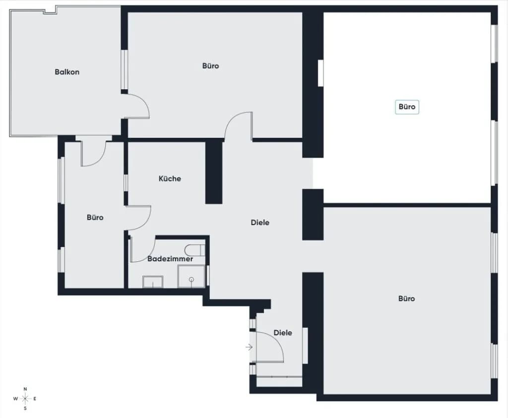 4-Zimmer-Gewerbeimmobilie mieten in Linz – 143 m², € 1.430 – Bild 13 von 13