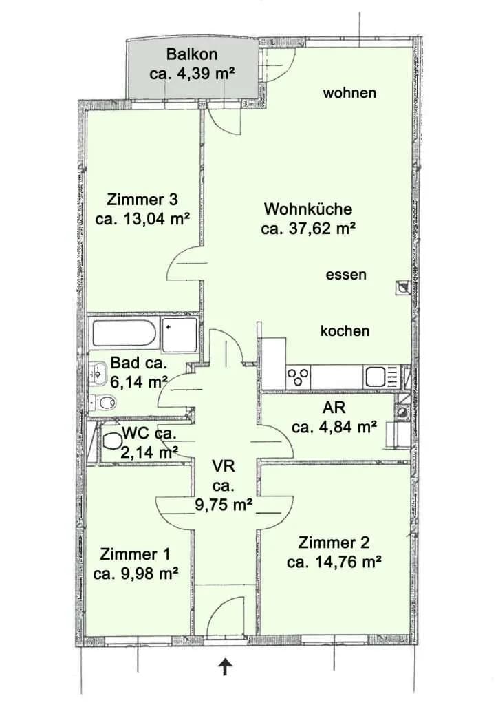 4-Zimmer-Wohnung kaufen in Wien – 98 m², € 490.000 – Bild 10 von 10
