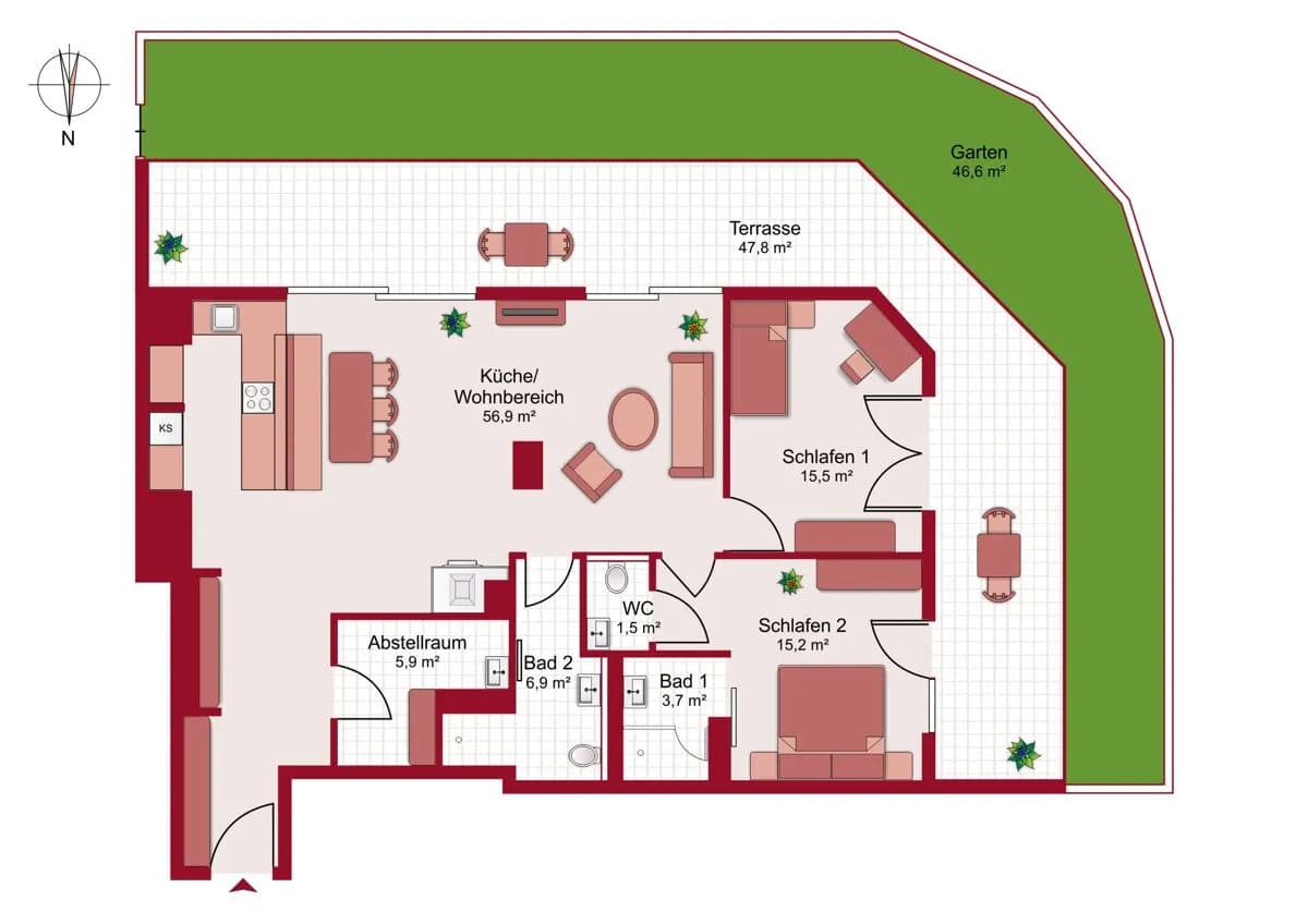 3-Zimmer-Wohnung mieten in Schwaz – 107,2 m², € 2.428 – Bild 22 von 22