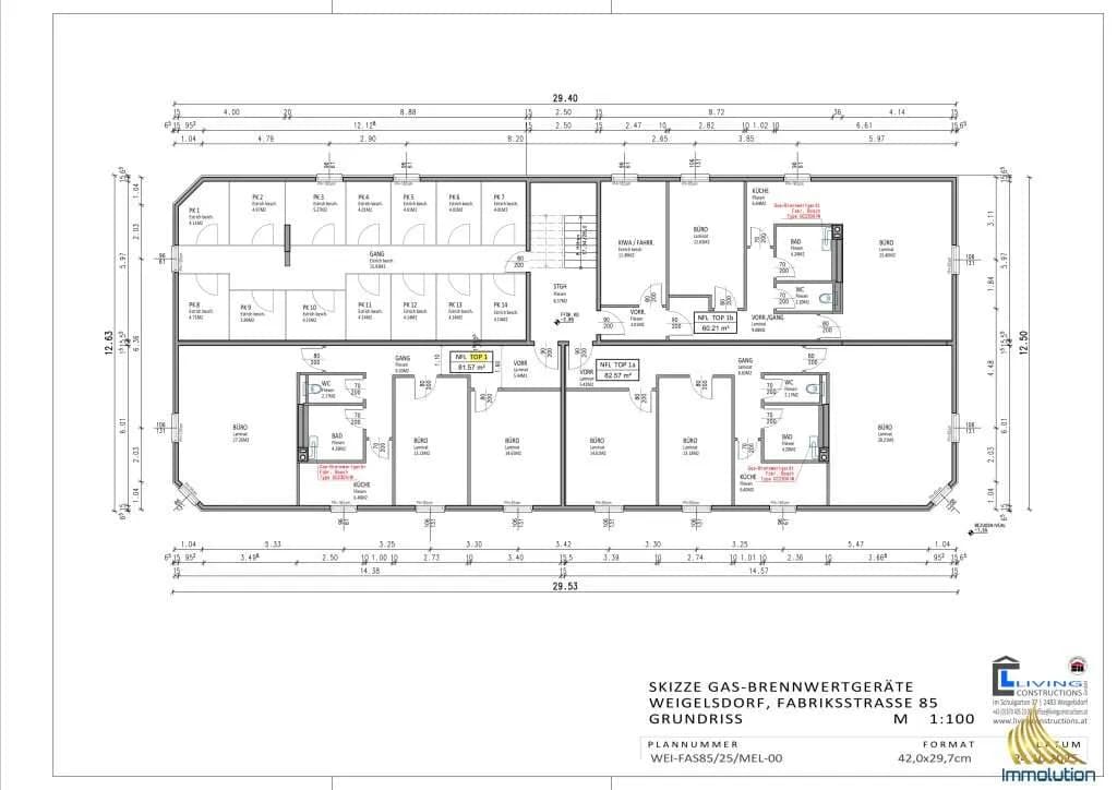 3-Zimmer-Gewerbeimmobilie mieten in Baden – 82 m², € 847 – Bild 14 von 14