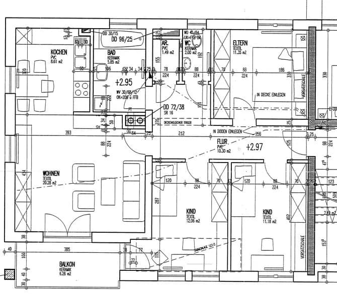4-Zimmer-Wohnung mieten in Liezen – 83,12 m², € 794 – Bild 3 von 3