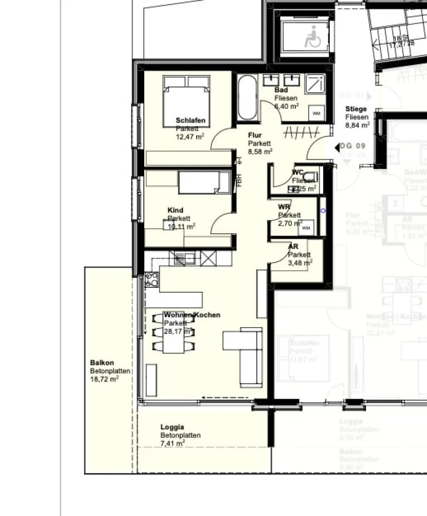 3-Zimmer-Wohnung kaufen in Gmunden – 72,02 m², € 407.880