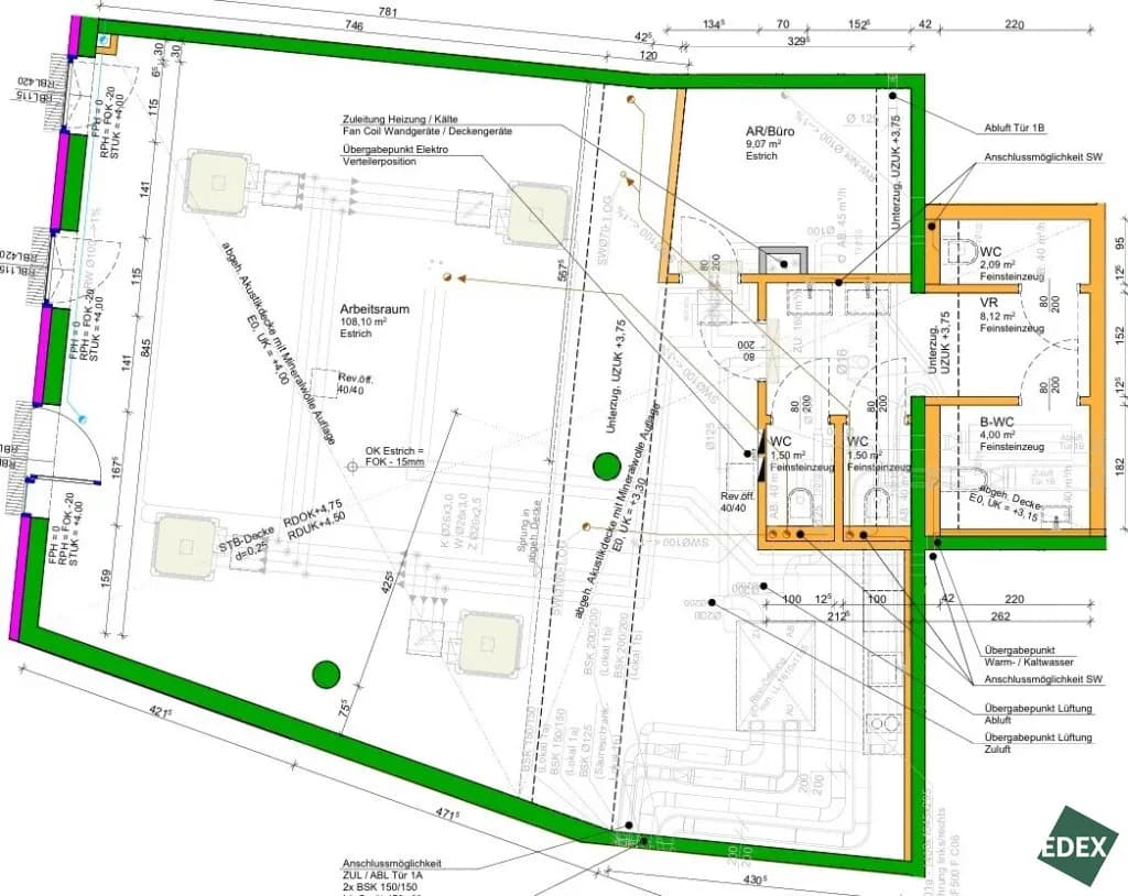 Gewerbeimmobilie mieten in Wien – 134 m², € 1.338
