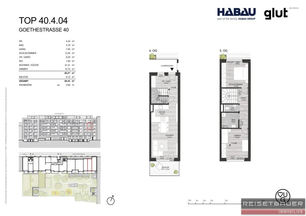 3-Zimmer-Wohnung kaufen in Linz – 85,27 m², € 479.000 – Bild 6 von 6