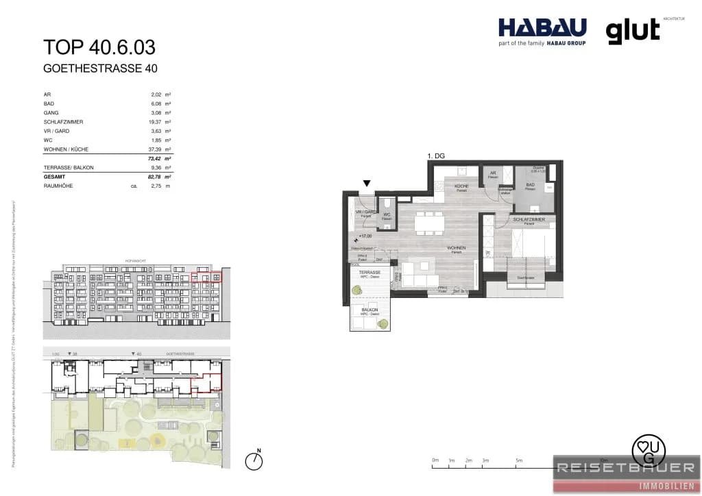 2-Zimmer-Wohnung kaufen in Linz – 73,42 m², € 499.000 – Bild 6 von 6