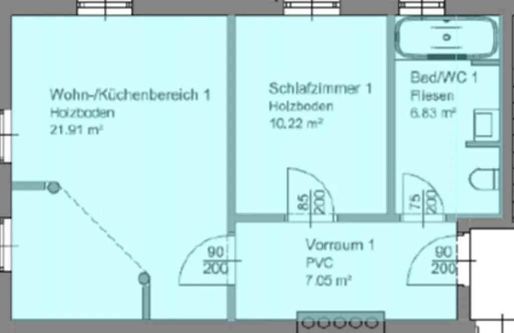 Wohnung kaufen in Urfahr-Umgebung – 46 m², € 124.200 – Bild 4 von 4