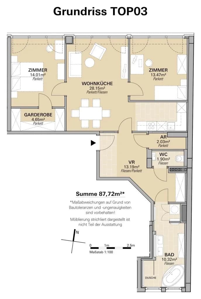 3-Zimmer-Wohnung kaufen in Wien – 87,72 m², € 515.000 – Bild 18 von 18