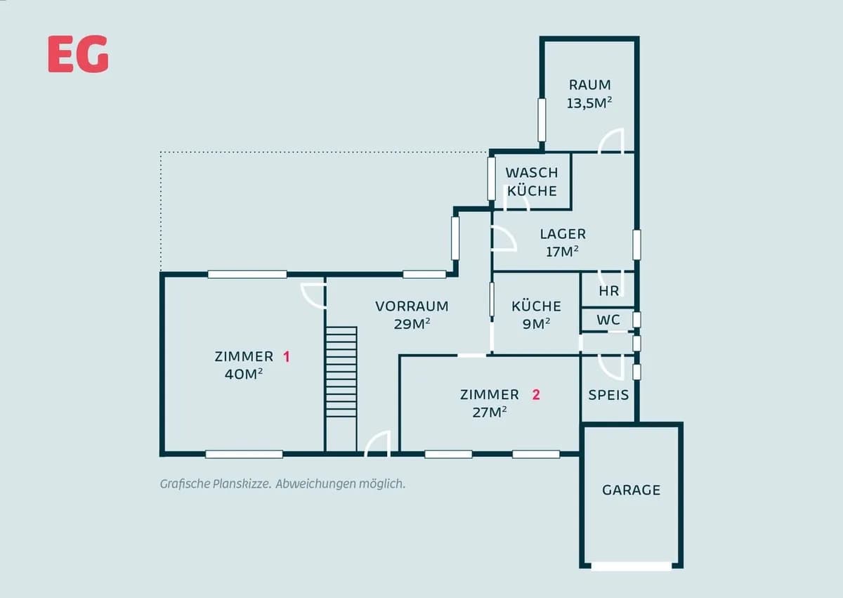 5-Zimmer-Haus mieten in Sankt Pölten Land – 240 m², € 2.100 – Bild 17 von 18