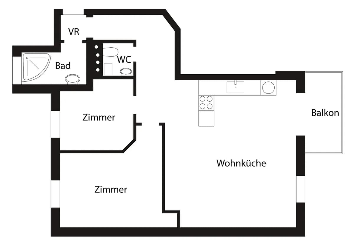 3-Zimmer-Wohnung kaufen in Mödling – 63,31 m², € 269.000 – Bild 6 von 6