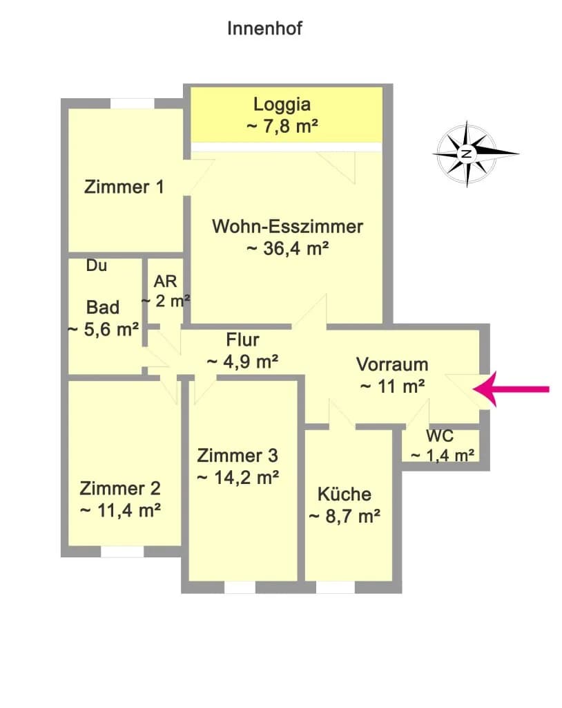 4-Zimmer-Wohnung kaufen in Wien – 95 m², € 430.000 – Bild 17 von 17