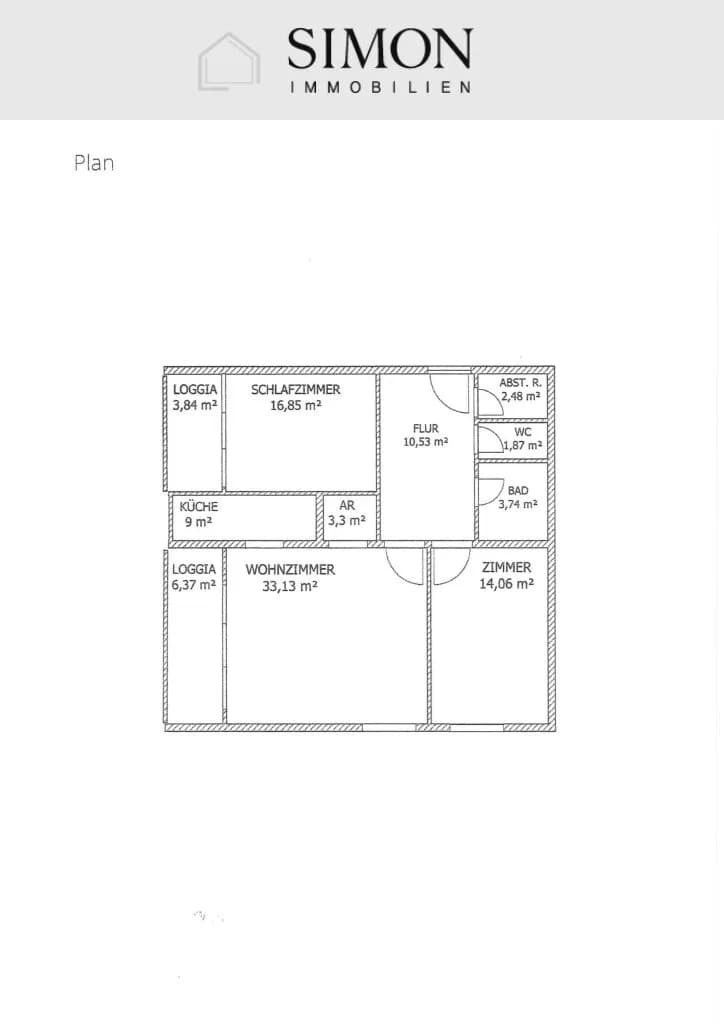 3-Zimmer-Wohnung mieten in Salzburg Stadt – 96 m², € 1.917 – Bild 9 von 9