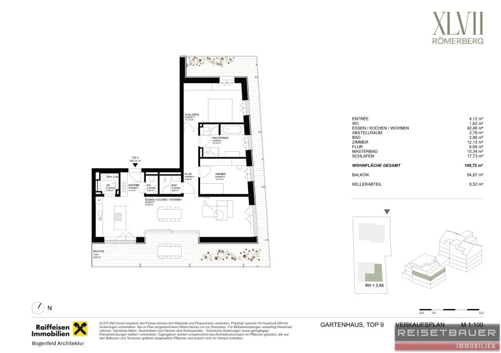 3-Zimmer-Wohnung kaufen in Linz – 101,42 m², € 949.000 – Bild 6 von 6
