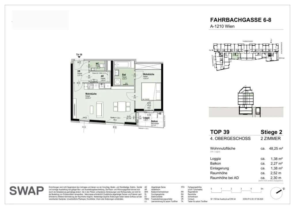 2-Zimmer-Wohnung kaufen in Wien – 48,25 m², € 320.100 – Bild 15 von 15