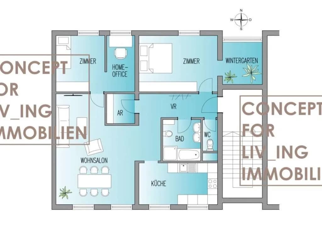 4-Zimmer-Wohnung kaufen in Klagenfurt – 94 m², € 245.000 – Bild 31 von 34