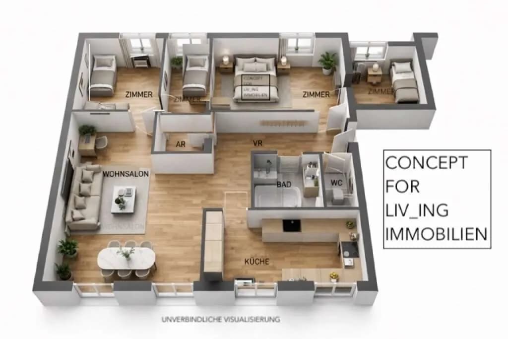 4-Zimmer-Wohnung kaufen in Klagenfurt – 94 m², € 245.000 – Bild 34 von 34