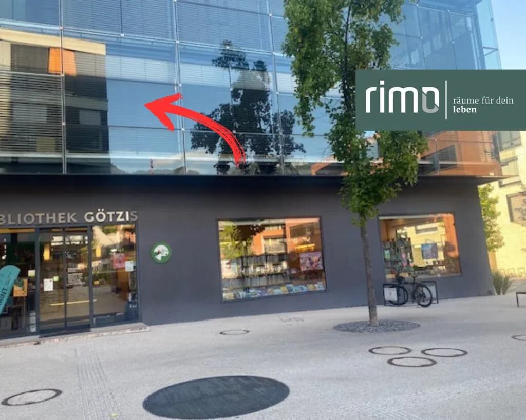 2-Zimmer-Gewerbeimmobilie mieten in Feldkirch – 41 m², € 765