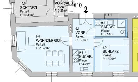 2-Zimmer-Wohnung mieten in Graz – 52,26 m², € 823 – Bild 9 von 9