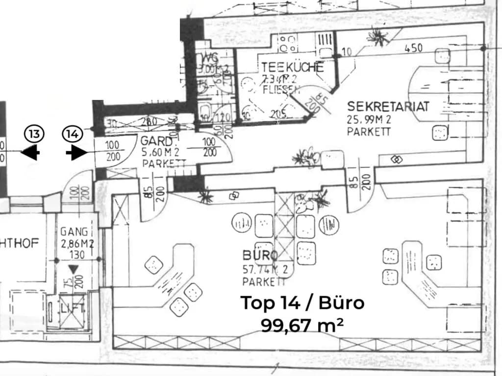 2-Zimmer-Gewerbeimmobilie kaufen in Klagenfurt – 100 m², € 250.000 – Bild 7 von 8