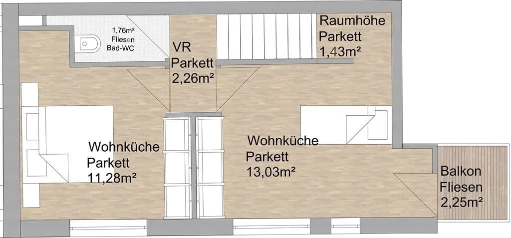 6-Zimmer-Haus kaufen in Wien – 126,44 m², € 800.000 – Bild 15 von 15