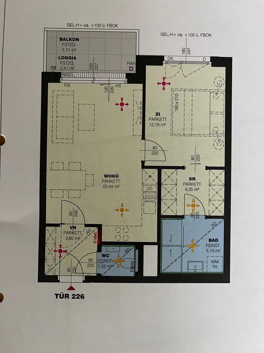 2-Zimmer-Wohnung mieten in Wien – 50 m², € 1.490 – Bild 8 von 8