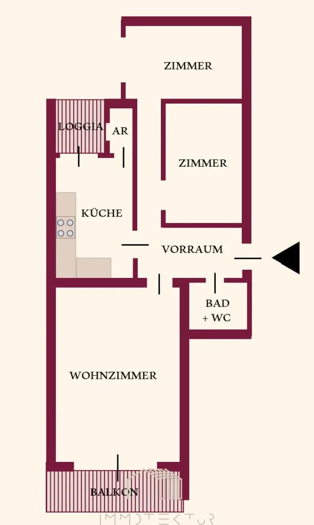 2-Zimmer-Wohnung kaufen in Graz – 77 m², € 175.000 – Bild 16 von 16