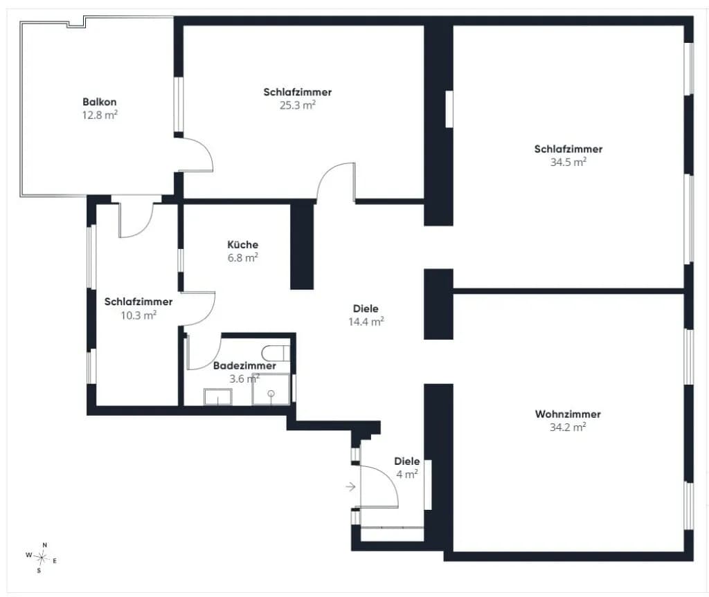 4-Zimmer-Wohnung mieten in Linz – 143 m², € 1.573 – Bild 11 von 11