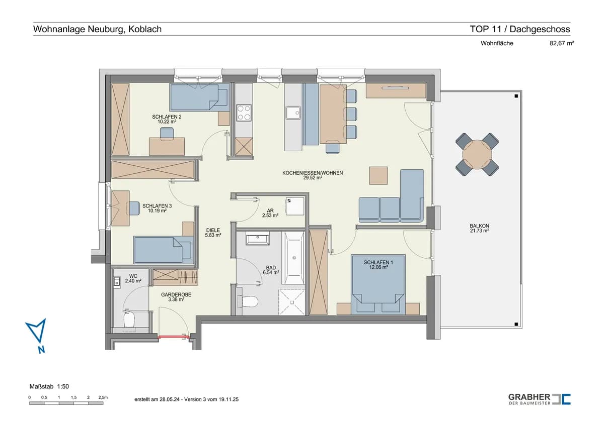 4-Zimmer-Wohnung kaufen in Feldkirch – 82,67 m², € 599.500 – Bild 10 von 10