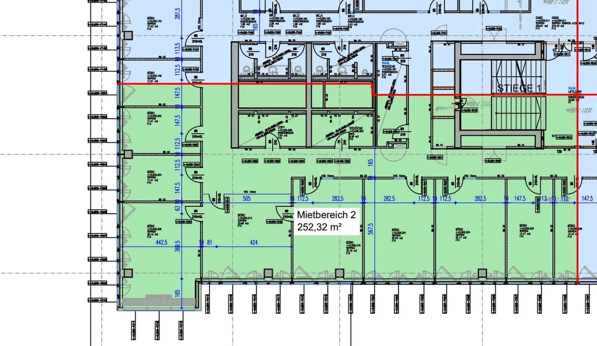 Gewerbeimmobilie mieten in Wien – 252 m², € 16 – Bild 4 von 4