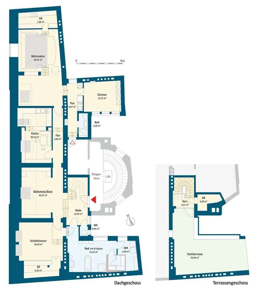 3-Zimmer-Wohnung mieten in Wien – 195,5 m², € 4.589 – Bild 47 von 48