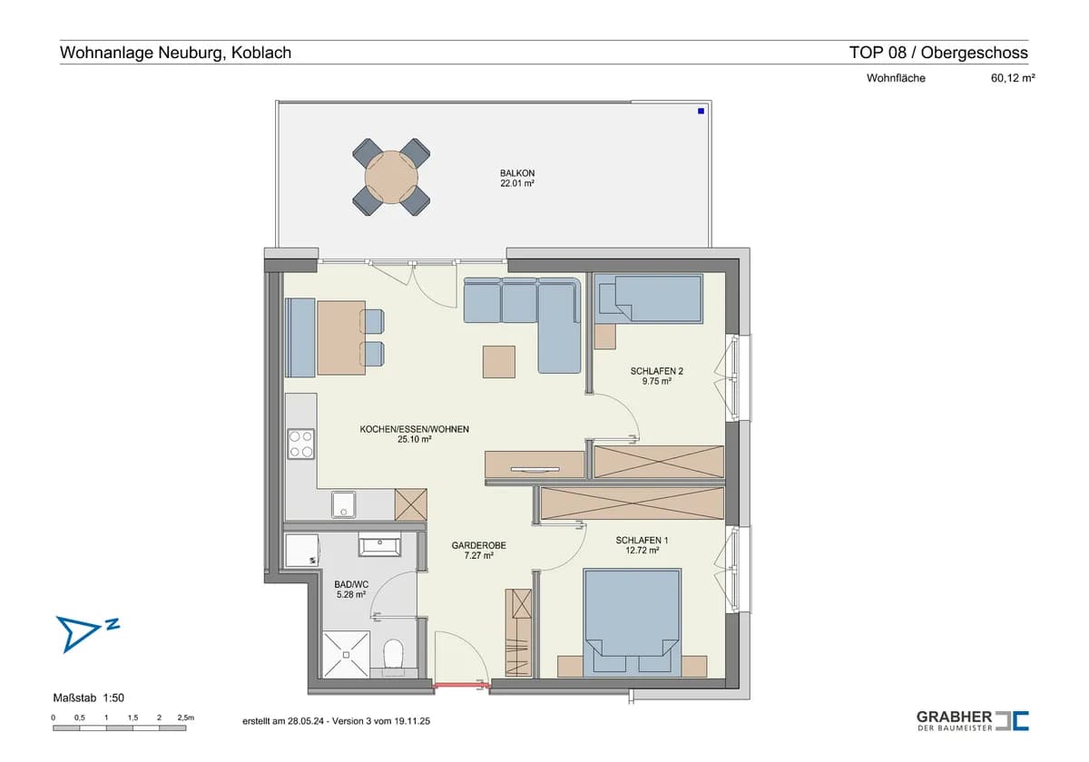 3-Zimmer-Wohnung kaufen in Feldkirch – 60,12 m², € 428.000 – Bild 10 von 10