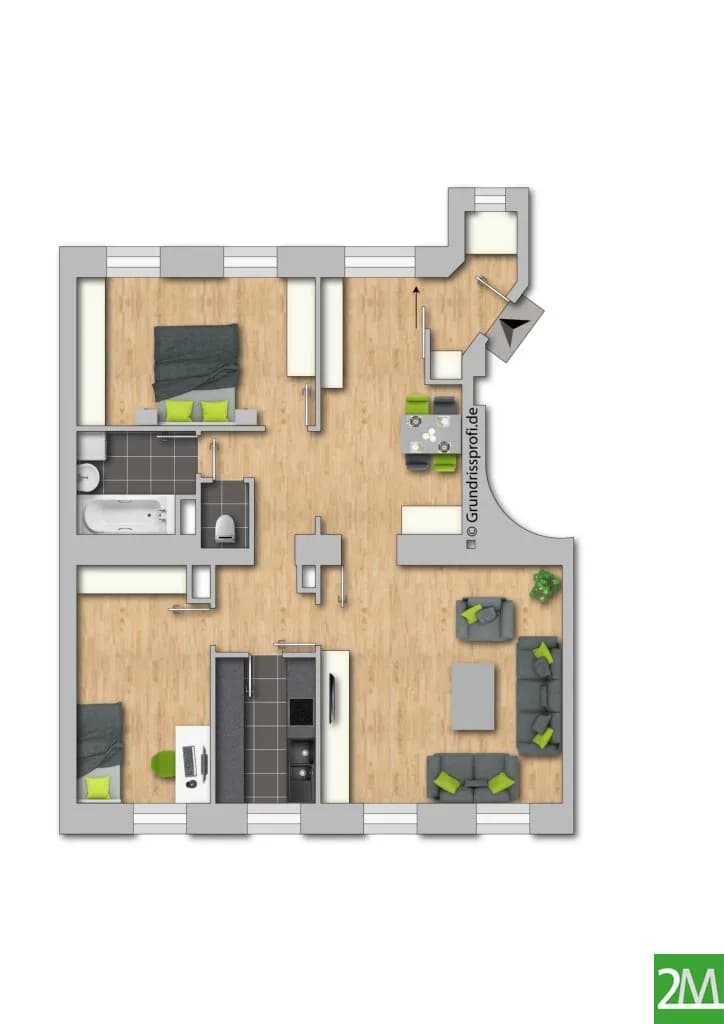 4-Zimmer-Wohnung kaufen in Wien – 76 m², € 370.000 – Bild 17 von 18