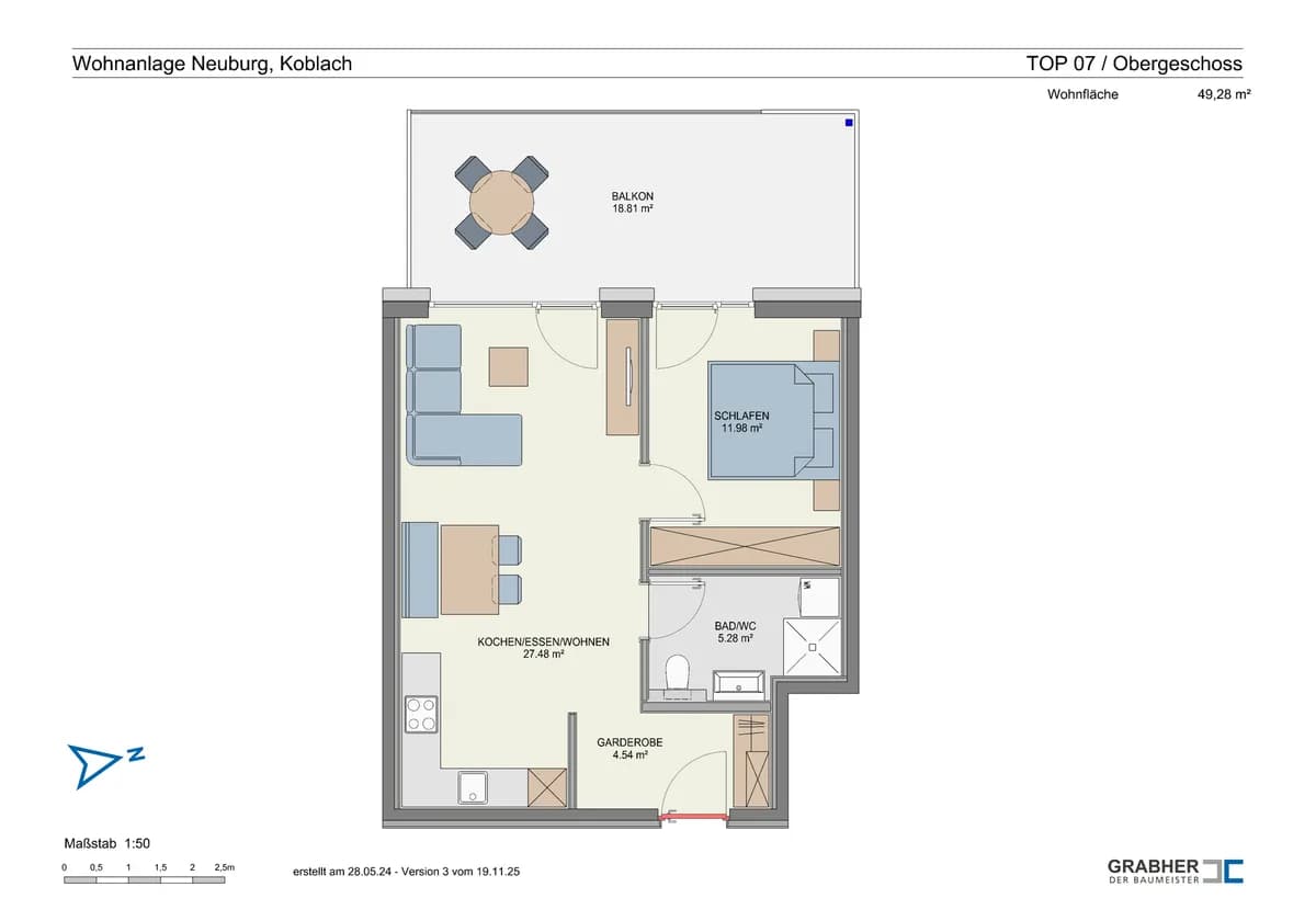 2-Zimmer-Wohnung kaufen in Feldkirch – 49,28 m², € 349.500 – Bild 10 von 10