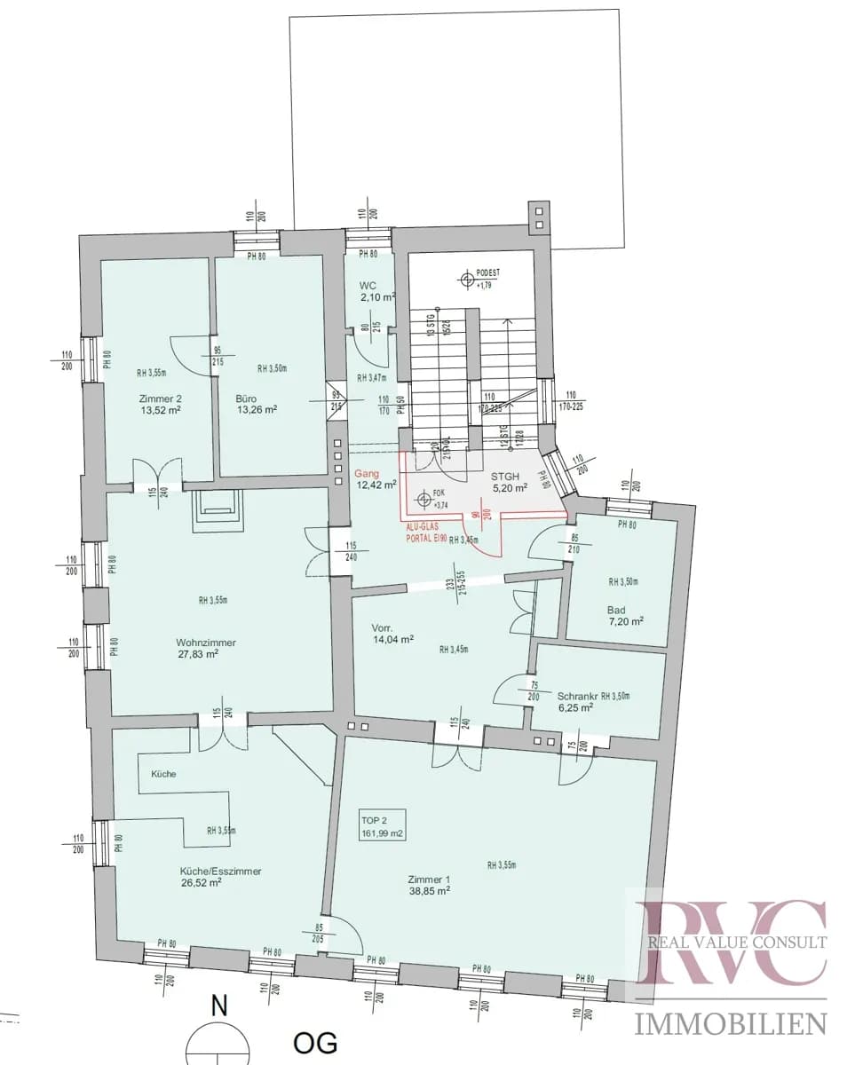 14-Zimmer-Gewerbeimmobilie kaufen in Korneuburg – 322 m², € 865.000 – Bild 14 von 15
