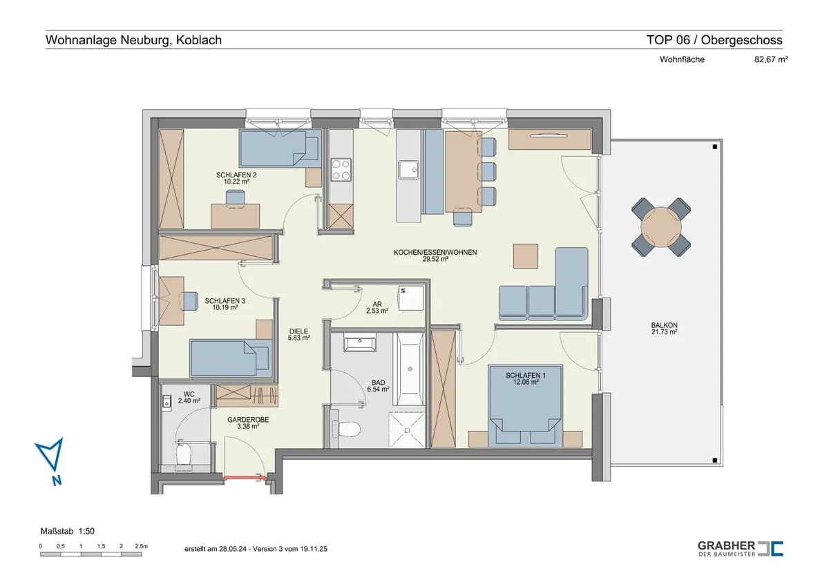 4-Zimmer-Wohnung kaufen in Feldkirch – 82,67 m², € 595.500 – Bild 10 von 10