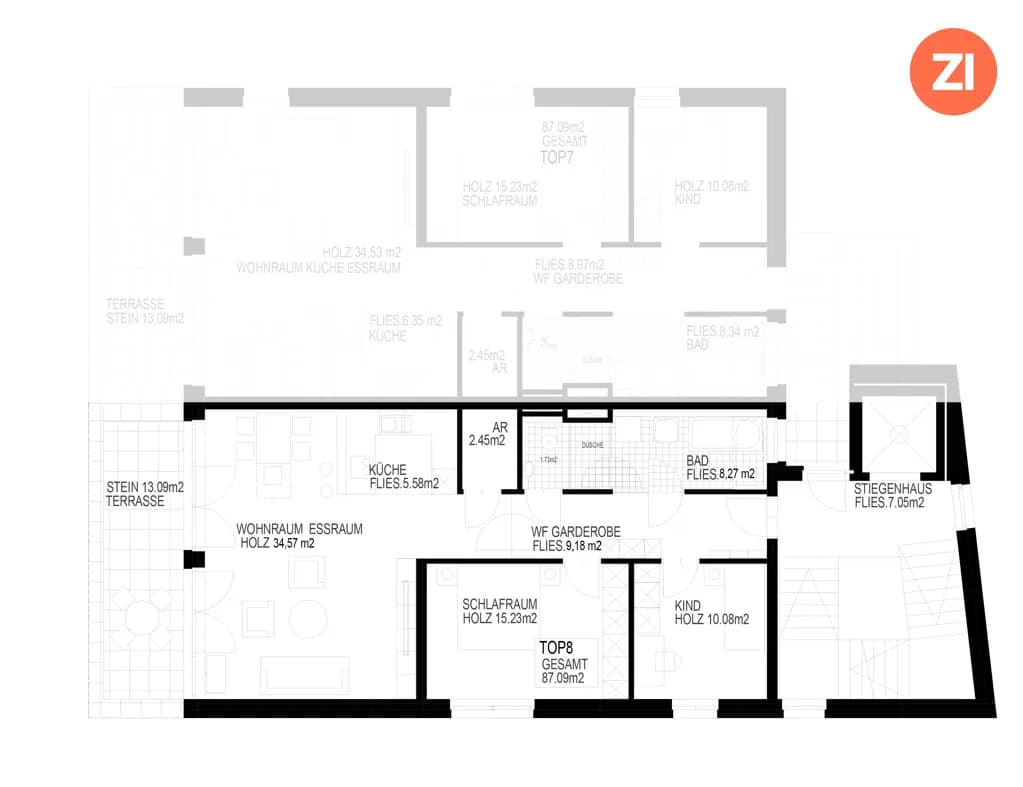 3-Zimmer-Wohnung kaufen in Gmunden – 87 m², € 507.632 – Bild 9 von 9
