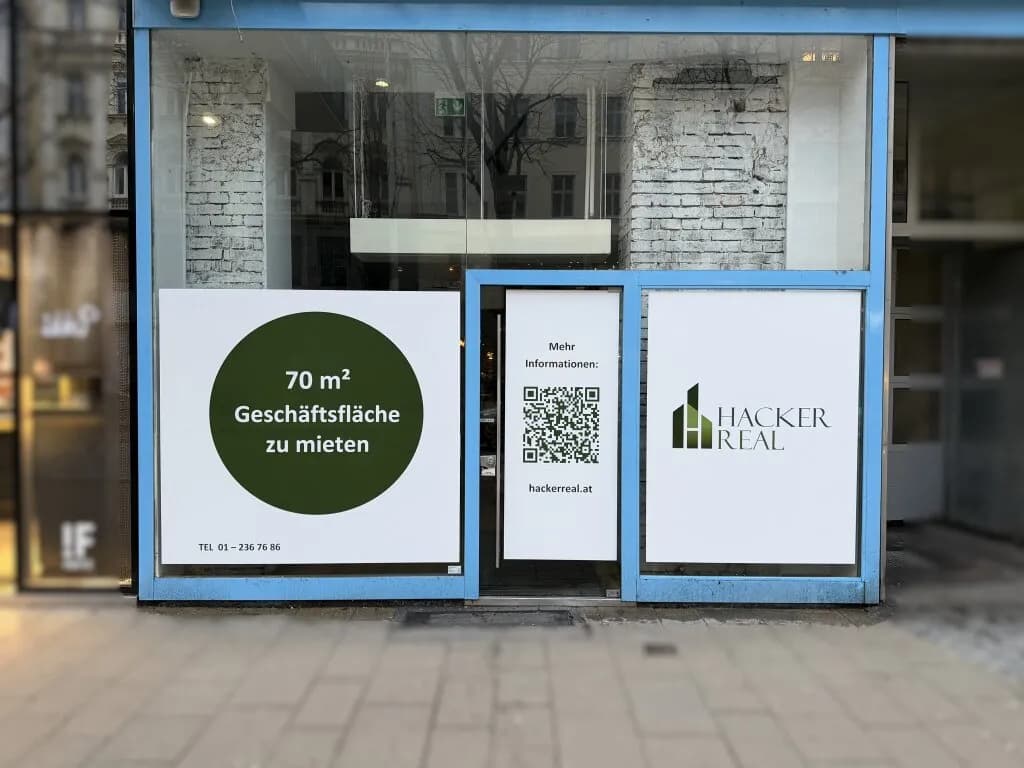Gewerbeimmobilie mieten in Wien – 70 m², € 14.135