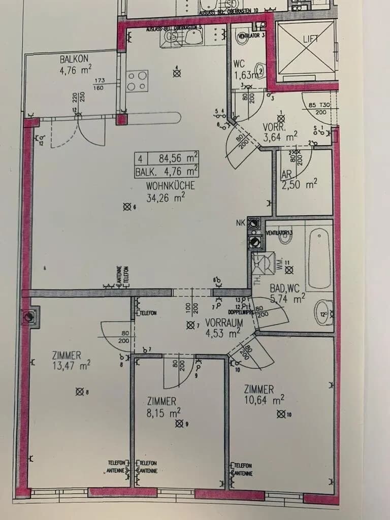 4-Zimmer-Wohnung kaufen in Wien – 84,56 m², € 395.000 – Bild 21 von 21