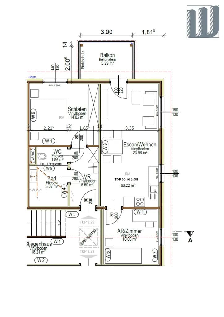 3-Zimmer-Wohnung mieten in Hartberg-Fürstenfeld – 60 m², € 731 – Bild 20 von 20