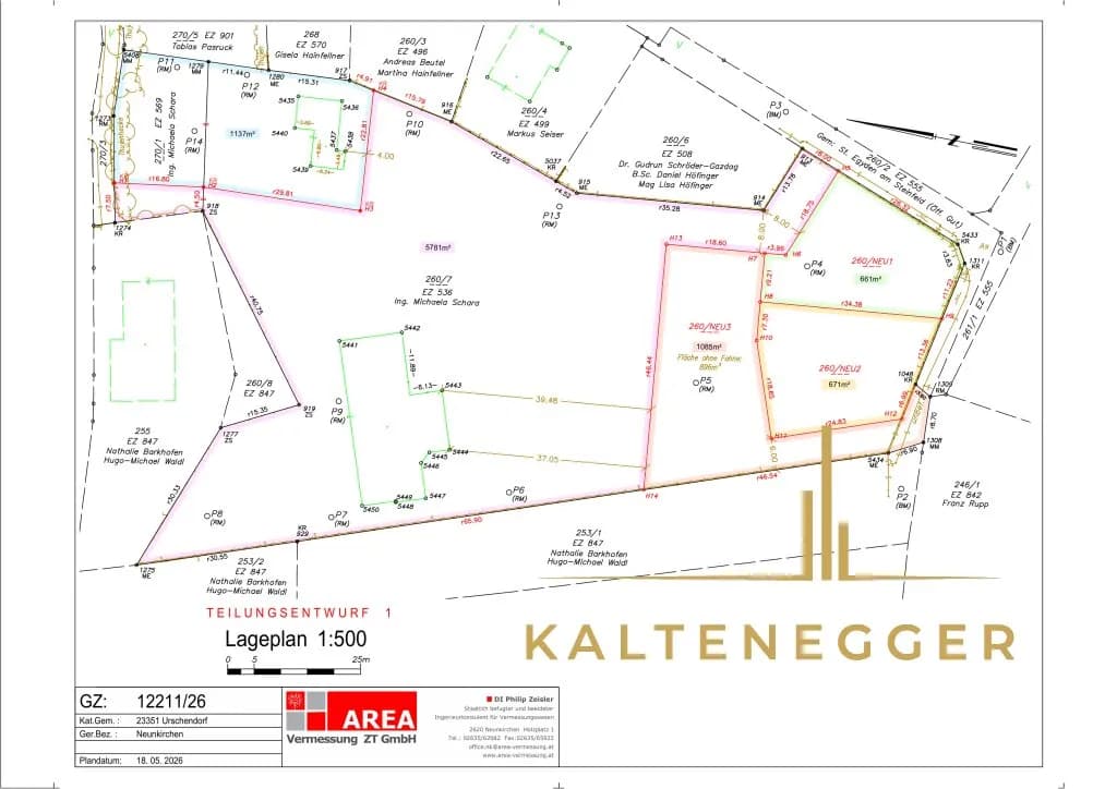 Grundstück kaufen in Neunkirchen – 1 137 m², € 210.300 – Bild 21 von 22