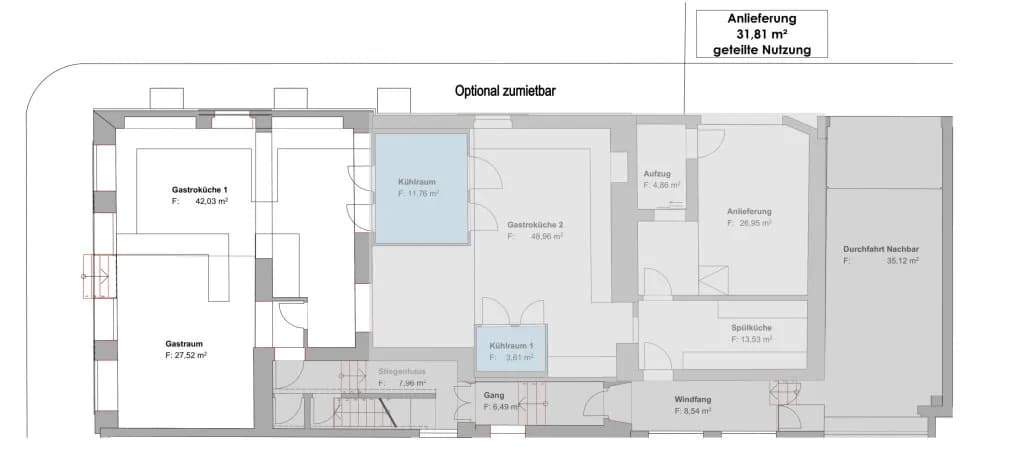 Gewerbeimmobilie mieten in Salzburg Stadt – 82 m², € 1.580 – Bild 5 von 8