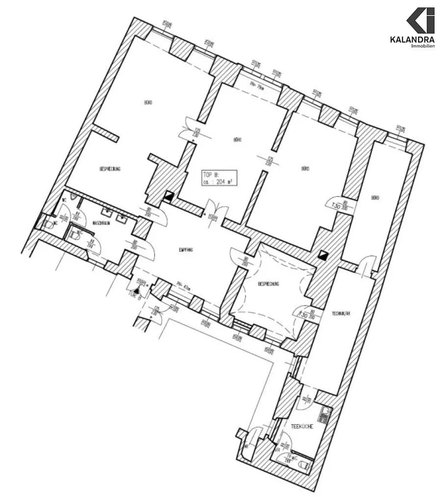 5-Zimmer-Gewerbeimmobilie mieten in Wien – 204 m², € 4.183 – Bild 11 von 12
