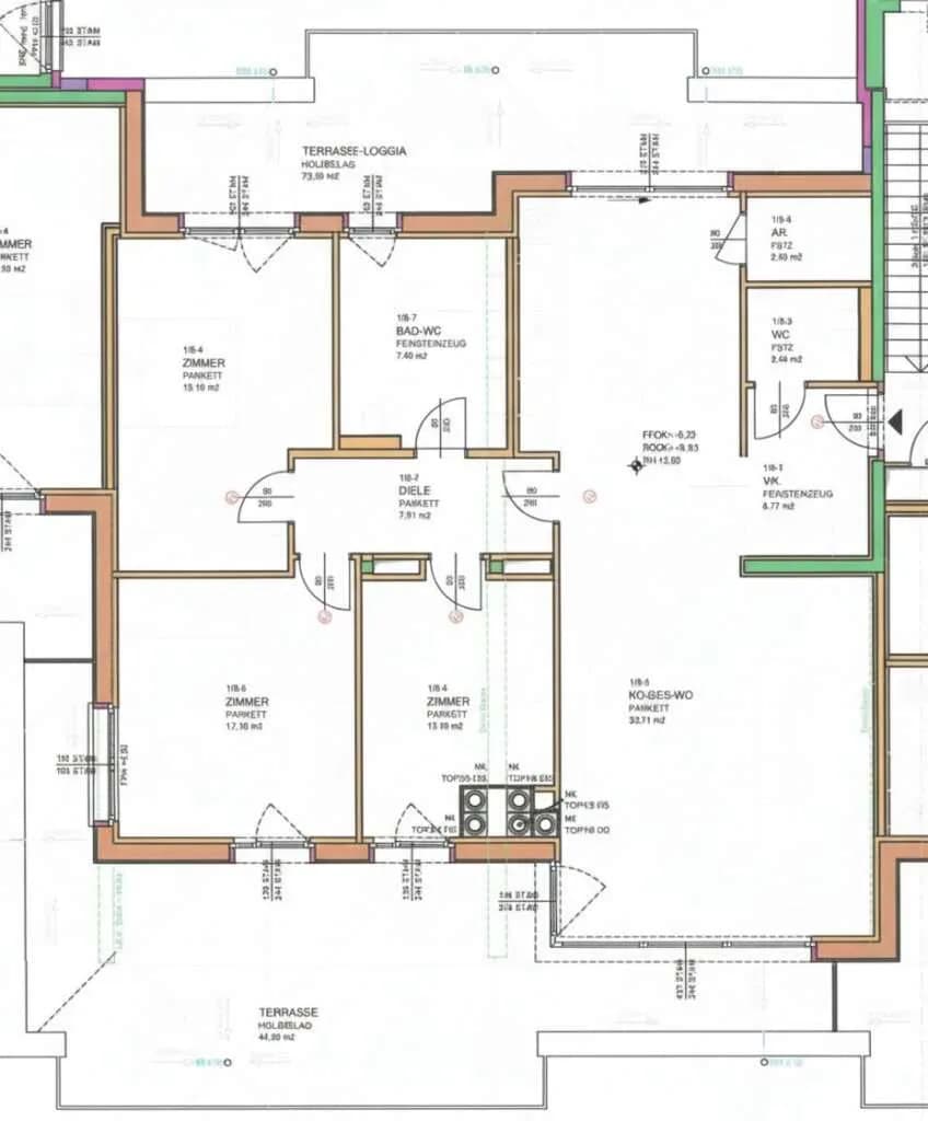 4-Zimmer-Wohnung mieten in Tulln – 128,42 m², € 1.893 – Bild 24 von 24