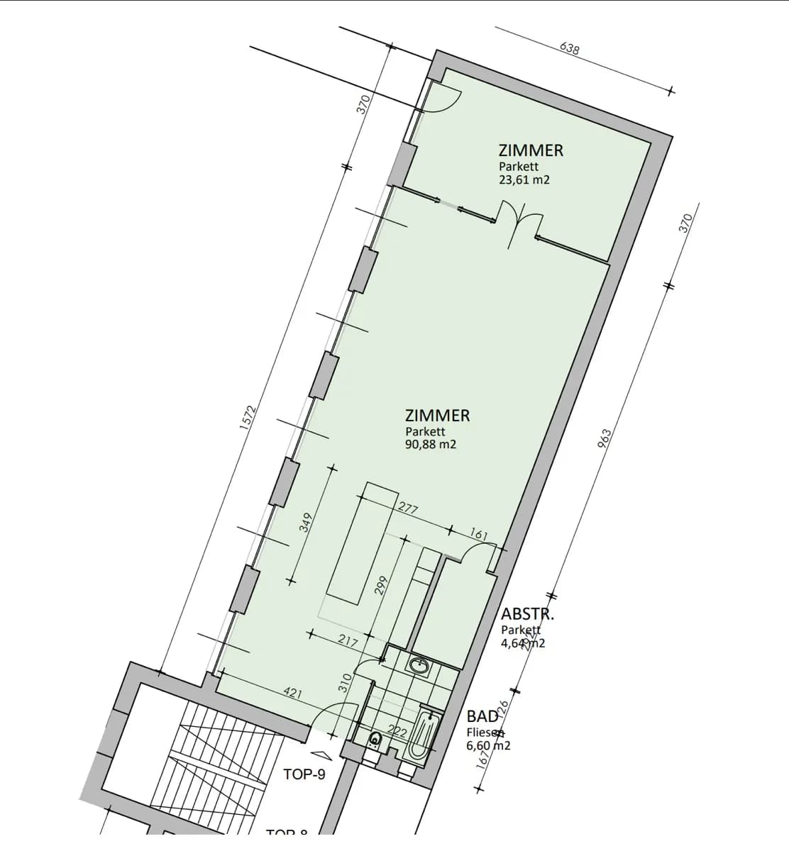 2-Zimmer-Gewerbeimmobilie mieten in Wien – 125 m², € 2.140 – Bild 18 von 18
